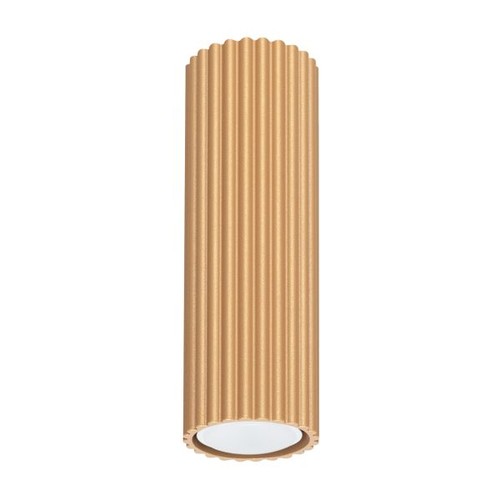 Plafonnier aluminium doré - plafonnier,