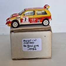 MG AUSTIN METRO 6R4 RALLYE D’ANTIBES 1986  STARTER 1/43 , montage professionnel