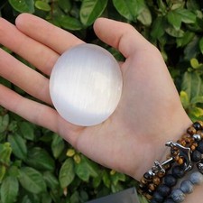 Sélénite Galet poli - Maroc