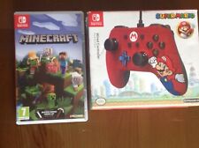Jeu Nintendo Switch Mario jeu minecraft) Mario & (manette filaire)