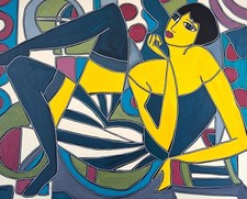 KLEYMAN Huile sur Toile XXL