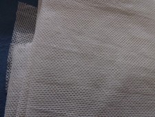 3 morceaux de tulle nu de