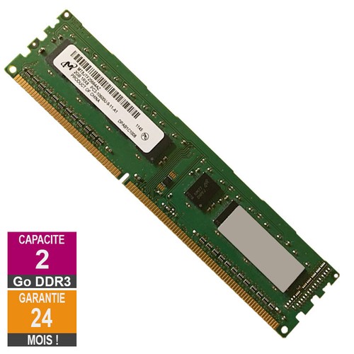 Barrette mémoire 2go ram - barrette, ddr3