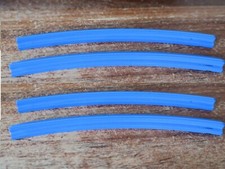 4 RAILS  COURBE  BLEU   / BLUE TRAIN TRACK CURVED  --    LEGO  ---