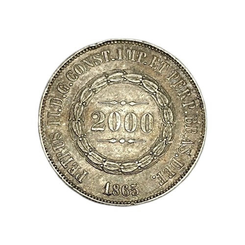 Brésil 2000 reis 1865 - reis,