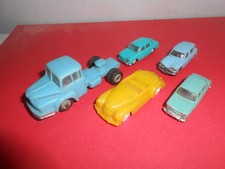 Lot 5 Micro-NOREV d'Origine - Renault,UNIC,Citroën,Cabriolet - Ech: 1/86 - TBE