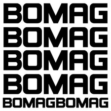BOMAG old autocollant sticker