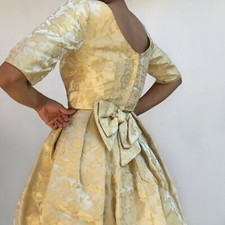 50s Vintage handmade gold tone