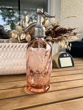 siphon eau de seltz 1/2 Orange PH LAUTH Narbonne Cristal De Bohème TBE