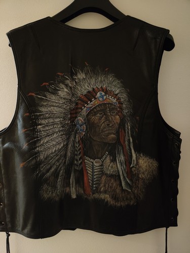 Gilet cuir chef - chef, /