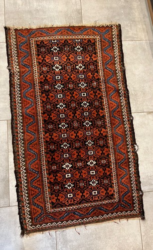 Tapis rug ancien afghan - tapis,