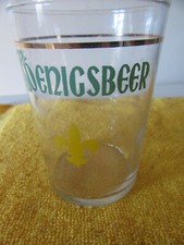 Ancien verre bière KOENIGSBEER .