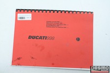 Catalogue officiel de pièces détachées Ducati 998s biposto année 2002 *N26916*