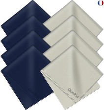 Quelcc 8 PCS Chiffons Microfibre de Nettoyage, Doux Chiffons de Chiffon de