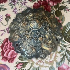 Suspension jardinière en barbotine ancienne vintage 1950 visage auteur