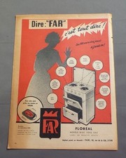 PUB PUBLICITE ANCIENNE ADVERT CLIPPING 120717 CUISINIERE FAR MODEL BLOC TOUS GAZ
