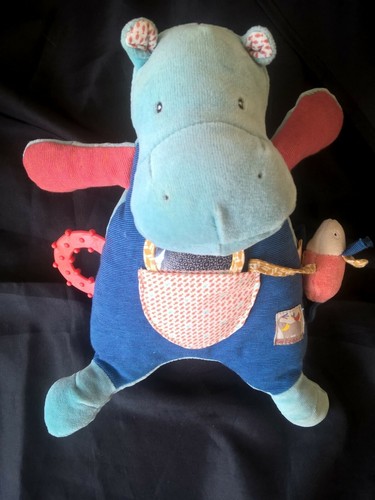 Doudou les papoums hippopotame - les,
