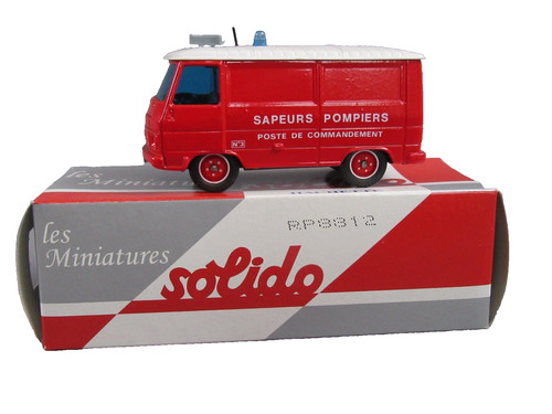 Solido peugeot j9 - 1/50, sapeurs