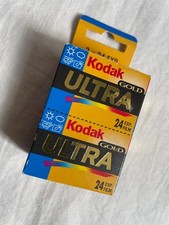 Boîte 2 pellicules photos couleur 24 poses KODAK GOLD ULTRA 2003