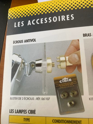 Jeu ecrous antivol pour - 2,
