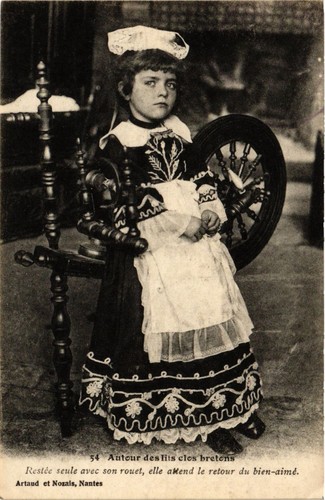 Cpa france folklore autour - france,