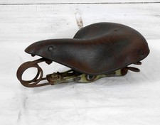 selle cuir velo ancien  ADGA 26 BIS vintage saddle old bicycle