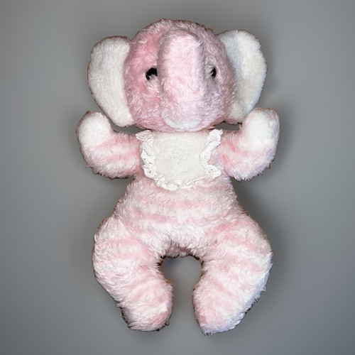 Peluche doudou éléphant rose - doudou,