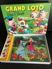 Jeu de société GRAND LOTO DISNEY  vintage  NATHAN 1979  -  COMPLET  TBE
