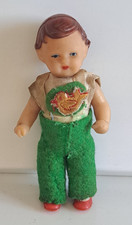 2) ANCIENNE PETITE POUPEE  ARI EN CAOUTCHOUC 10 cm VINTAGE ANNEES 60