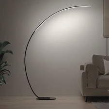 Modern LED Corner Floor Lamp Nordic Design for Living Room Bedroom Décor