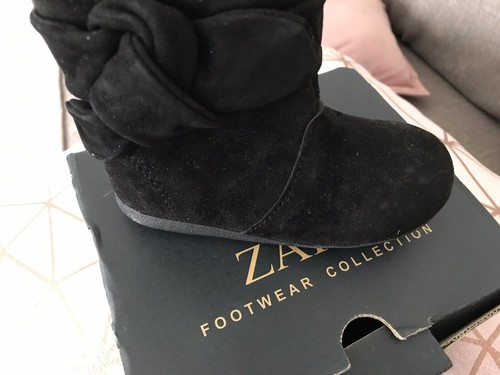 Bottes noires zara fille avec - zara,