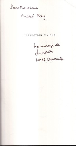Noël devaulx instruction - :,