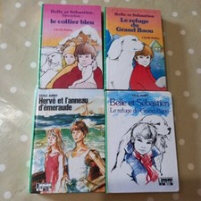 Lot De 4 Livres Cecile Aubry bibliothèque verte Ancien Enfants Livre Hachette 