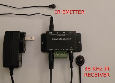 38khz repeater control - ir,