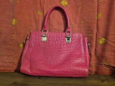 Sac à Main Fuchsia Effet