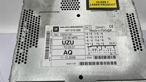Autoradio origine opel corsa - d'origine,