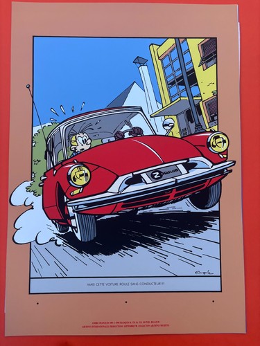 Franquin serigraphie spirou - franquin,