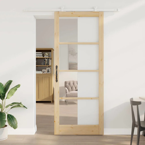 Porte coulissante orkdal bois - porte,