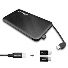 5000mAh Power Bank Chargeur Portatif Batterie Externe avec câble Pour Téléphone