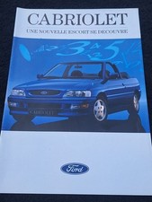 prospectus FORD ESCORT XR3 I Cabriolet Vintage 