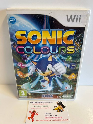 Jeu vidéo sonic - vidéo, colours