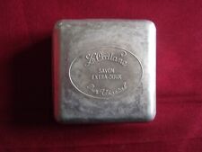 ancienne petite boite à savon l'occitane  en aluminium