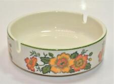 Cendrier Rond Villeroy & Boch En Porcelaine Motif Cottage 4 1/4"