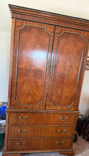 Vintage armoire wardrobe - vintage,