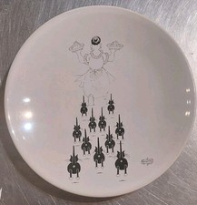 Grande Assiette 26.5 cm Les Chats de Dubout Edition Clouet 1998 