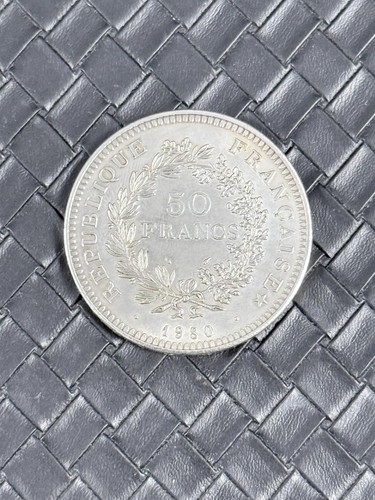 Pièce francs 1980 argent - 50,