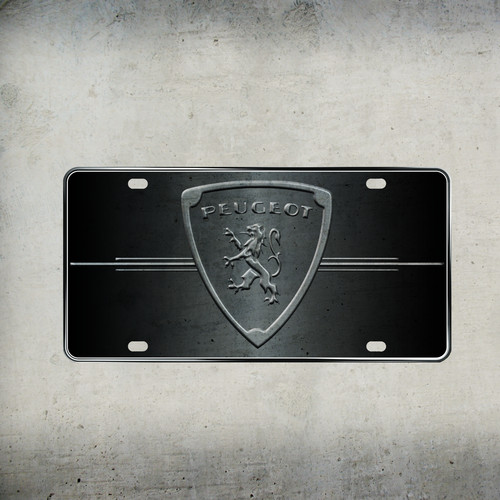 Peugeot logo vintage - , plaque