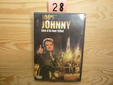 DVD : 100% JOHNNY  Live à la Tour Eiffel - Johnny HALLYDAY / 24 Titres