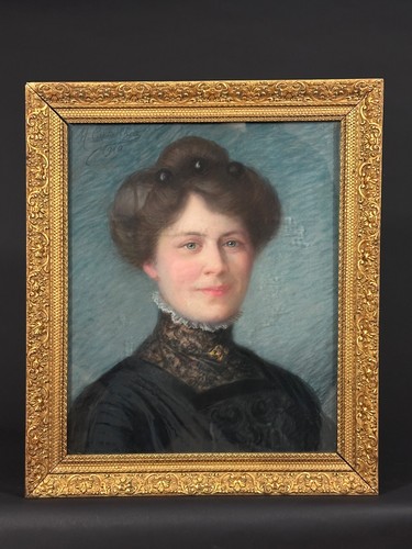 Tableau ancien portrait - , de