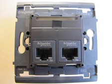 Legrand 84338 - Mécanisme double RJ45 5e compatible avec série Sagane de Legrand